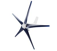 Marhynchus Generatore Eolico a 5 Lama 800 W Eoliche 800 W Generatore di Mulini a Piccoli Forniture Industriali 48 V Dinamo per Macchinari, Ad Alta Efficienza, Regolazione Automatica della (24V)