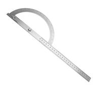 Marhynchus Goniometro per Cercatore d'angolo in Acciaio Inossidabile con Strumento di Misurazione dell'angolo da 0-180 Gradi Ad Alta Precisione per la Lavorazione del Legno e l'edilizia 200x300 Mm