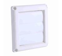 Marhynchus Griglia di Ventilazione Ventilazione in Plastica Bianca con Schermo a Mosca, Copertura di Durevole Adatta per la Circolazione Interna Ed Esterna (15 * 15 cm)