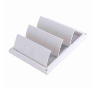 Marhynchus Griglia di Ventilazione Ventilazione in Plastica Bianca con Schermo a Mosca, Copertura di Durevole Adatta per la Circolazione Interna Ed Esterna (20 * 20CM)
