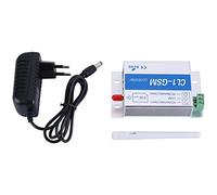 Marhynchus GSM SMS Smart Home Security Switch Telecomando Wireless con Guscio in Lega di Alluminio per il Controllo Remoto di Apparecchi Server Router Lampada TV (Spina europea 220 V)