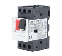 Marhynchus Interruttore Automatico del Motore, Protezione da Sovraccarico e Cortocircuito Controllo Tramite Pulsante Montaggio su Guida da 35 Mm per Carichi Induttivi Capacitivi Resistivi (GV2-ME06C