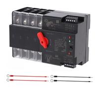 Marhynchus Interruttore di Trasferimento Automatico a Doppia Potenza, Manuale Automatico 4p 100A ATS Flame Din Rail Installation per la Laboratorio di Fabbrica del Centro Commerciale Home