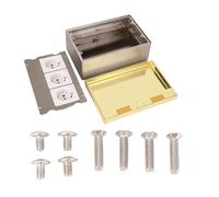 Marhynchus Kit di Presa Piatta in Acciaio Inossidabile Impermeabile in Acciaio Inossidabile con 3 Due Fori 16A 4KW per il Centro Commerciale per la Scuola di Hotel per Ufficio