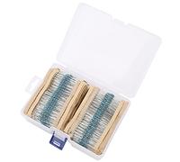 Marhynchus Kit di Resistenza a Pellicola in Metallo 3120pcs Accuratezza Ad Alta Precisione Set Assortita 156 VALORI 1/4W per Apparecchiature Elettroniche Elettrodomestici per la Casa