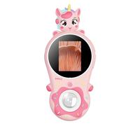 Marhynchus Lente D'ingrandimento Portatile con Schermo IPS da 2 Pollici, Microscopio Tascabile da 2 MP 500X, 8 Luci LED per Esplorazione e Studio (PINK)