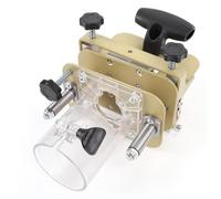 Marhynchus Localizzatore di Scanalature per Fresatrice per Legno, Staffa di Fissaggio in Lega di Alluminio, Design 2 in 1 Rifinitura Precisa dei Bordi, Ideale per Falegnami Professionisti