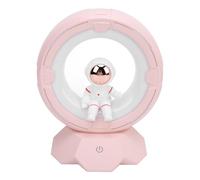 Marhynchus Luce Notturna per Bambini Space Man Lampada LED Sensore Tattile Luminosità Regolabile Lampada da Comodino Ricaricabile Tramite USB per di Compleanno da Viaggio per la Scuola Materna (Pink)