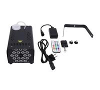 Marhynchus Macchina del Fumo, Macchina del Fumo da 500 W con 18 Luci LED RGB e Telecomando Spray da 2000 CFM per Halloween, Natale, Feste di Matrimonio, Palco DJ (Spina europea 220 V)
