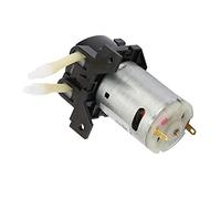 Marhynchus Micro Pompa Peristaltica, Pompa Peristaltica per Liquidi DC 12V con Testa della in ABS e Tubo in Silicone, Dosatrice Autoadescante per Esperimenti Fai da Te e Analisi Biochimiche (BLACK)