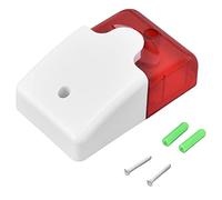 Marhynchus Mini Sirena Stroboscopica DC12V Plug Play Tromba Lampeggiante con Allarme Forte da 110 DB per il di Sicurezza Domestica