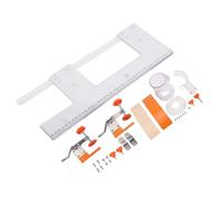 Marhynchus Modello per Scanalatura della Maniglia Incorporata, Strumento di Posizionamento della Scanalatura a Forma di U con Morsetto in Acciaio Inossidabile e Scala Incisa per l'installazione di