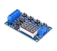 Marhynchus Modulo di Controllo Interruttore Timer Ciclo, PCB con Doppio Tubo MOS, Corrente Continua 15 A per Motori e Strisce LED