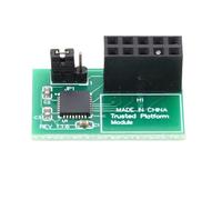 Marhynchus Modulo di Sicurezza TPM Modulo PCB TPM 2.0 a 10 Pin Piattaforma Affidabile Accessori per Scheda Madre per Archiviazione con Crittografia