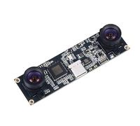 Marhynchus Modulo Fotocamera USB Megapixel, Modulo Fotocamera USB HD 1 MP, Risoluzione 720P Ricostruzione 3D VR Compatibile con Fotocamera Sincrona 2 Obiettivi, Pannelli Touch LCD