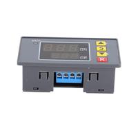 Marhynchus Modulo relè Temporizzato, Materiale ABS con Ampio Schermo, Connessione Inversa, modalità Sospensione per Applicazioni Domotiche e Timer (DC24V)