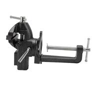 Marhynchus Morsa da Banco per Carichi Pesanti, Morsa da Banco in Acciaio Fuso da 85 Mm con Base Girevole a 360 Gradi e Ganasce Sostituibili, per Lavorazione dei Metalli, Lavorazione del