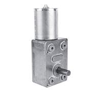 Marhynchus Motoriduttore a Vite Senza Fine Turbocompressore, DC12V 10KG.CM 2 Giri/min, Motori Elettrici con Albero 6 Mm, Stabile e Affidabile, Meccanismo Autobloccante, Ampie Applicazioni con