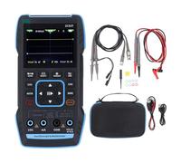 Marhynchus Multimetro per Oscilloscopio Digitale, Oscilloscopio Portatile 3 in 1 con Larghezza di Banda 50 MHz e Frequenza di Campionamento 250 MS/s, per Test Elettrici, Diagnostica