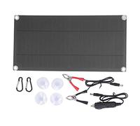 Marhynchus Pannello Solare Monocristallino, 10W 18V Cristallo Singolo Flessibile Sovraccarico Protezione da Sovraccarico e Cortocircuito per Ricarica Batteria 12V Automotive Marine