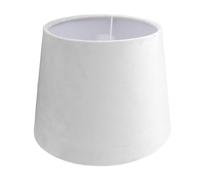 Marhynchus Paralume Piccolo in Tessuto Realizzato a Mano Conico per Lampada da Terra da Tavolo E27 E14 con Trasmissione della Luce di Dissipazione del Calore Soft Touch (WHITE)