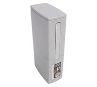 Marhynchus Pattumiera da Bagno con Scopino e Supporto per WC, Coperchio Pop-up 3 in 1, per Prevenire gli Odori, Secchio Interno Rimovibile da 1,3 Galloni, per Piccoli Bagni, Appartamenti (GRAY)