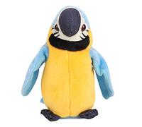 Marhynchus Pincetto di Peluche per Pappagalli di Peluche Electric Talking Si Ripete Qualsiasi Lingua Impara a Parlare di Shake Testa con Tessuto Comodo per L'educazione Precoce per Bambini (Blue)