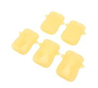 Marhynchus Porta Sacchetti a Prova di Schiacciamento da 5 Pezzi, Design a Prova di Perdite per Sacchetti per Alimenti per Bambini, Supporto per Scatola di Succo Facile da Pulire per Neonati (YELLOW)