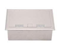 Marhynchus Presa Pavimento Ad Incasso Nella Presa Pavimento Presa Incorporata 3 Prese di Corrente a 2 Poli con Coperchio Ribaltabile in Acciaio Inossidabile 16A 4000W con Anello di