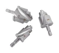 Marhynchus Punta da Trapano per Sollevamento Tubi, Acciaio Industriale 40Cr, Dimensioni a Gradini per Tubi in PVC e PPR, Alesatura di Precisione per gli Appassionati del Fai da Te