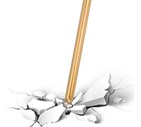 Marhynchus Puntatore di Stick per Immersioni in Lega di Alluminio Durevole per L'avventura Subacquea con Cordino - Blackblueredsilver, 13,8 Pollici, 1pc (Gold)