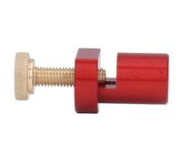 Marhynchus Righello per Blocco Limite Foro per Cane 20 Mm Righello Angolare Fisso Morsetto Ausiliario per la Lavorazione del Legno Manopola Multifunzione per Scala con Regolazione a Vite (rosso)