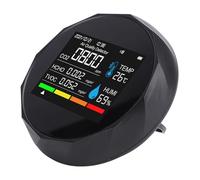 Marhynchus Rilevatore di qualità dell'aria Interna 5 in 1, Sensore HCHO PM2.5 Montabile a Parete con App, Tester Portatile Compatto per Ufficio Domestico e Tutte le Stanze