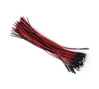Marhynchus Risparmio Energetico 50 Pezzi Precablati DC 9-12V 3 5 10mm Diodi LED Trasparenti per Acqua Bianco Rosso Blu Verde Luce per la Decorazione Domestica (3 mm)