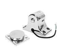 Marhynchus Robusto Supporto Elettromagnetico per Porta in Lega di Zinco, Aspirazione da 55 Kg, Rilascio Manuale 24 V, Ideale per Porte in Vetro