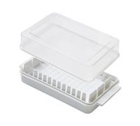 Marhynchus Scatola per Tagliare il Burro Piatto per Burro con Coperchio Contenitore per Burro con Chiusura Incorporata per Piano di Lavoro o Frigorifero Facile Conservazione per Affettare