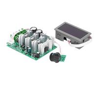 Marhynchus Schermata Digitale Controller di velocità PWM Alta Potenza per il Controllo della velocità del Motore DC 12-80V 30A per Materiale in Lega di Alluminio in Plastica in Plastica