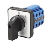 Marhynchus Selettore di Commutazione Commutatore A Camma Rotante A 3 Posizioni con Interruttore Principale per Trasferimento di Potenza 660 V 40 A 12 Terminali in Materiale PA