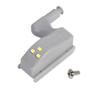 Marhynchus Sensore di Luce a LED per Cerniera per Armadio da 10 Pezzi con Perline LED Ad Alta luminosità per Armadio da, Guardaroba (luce bianca)
