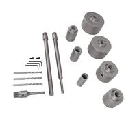 Marhynchus Set di 17 Punte Trapano per Calcestruzzo, Kit di Seghe a Tazza per Muratura, SDS Plus e Gambo Max, 30-110 Mm, per Blocchi di Cemento e Mattoni, con Scatola di Immagazzinaggio