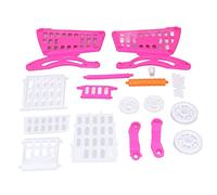 Marhynchus Set di Carrello della Spesa per Bambini, Giocattolo per la Spesa dei più Piccoli con Cestino per Frutta e Verdura in Plastica Ecologica per L'educazione e lo Sviluppo Cognitivo (Colore