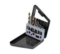 Marhynchus Set di Punte da Trapano per Estrattore di Viti da 10 Pezzi, Set di Punte da Trapano per Mano Sinistra per la Rimozione di Prigionieri Danneggiati, con Scatola di (Scatola in ferro nero)