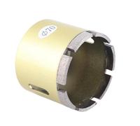 Marhynchus Set di Punte per Fori per Marmo da 65-75 Mm, Produzione Avanzata di Polvere per Foratura di Pietra e Vetro, Progettazione delle Vie Aeree per gli Appassionati del Fai da Te (70 mm)