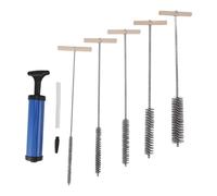 Marhynchus Set di Spazzole per Scovolini in Acciaio Inossidabile 8mm 12mm 16mm 20mm 25mm con Manico in ABS per la Pulizia del Tubo Industriale per Ufficio Domestico