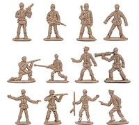 Marhynchus Soldati Dell'esercito Battle Scene Model Mini Soldati di Plastica Toy 1 Set Pvc Military Action Figure per Bambini (Colore assortito)
