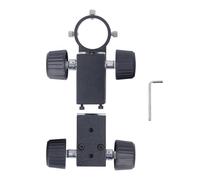 Marhynchus Staffa di Regolazione del Microscopio, Supporto Regolabile Verticale Orizzontale XY in Lega di Alluminio con Messa a Fuoco Fine per Obiettivo 50 Mm di Montaggio M6