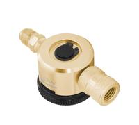 Marhynchus Strumento di Spurgo Dell'azoto, Connettore in Ottone da 1/4 di Pollice con Quadrante di Posizione Rapido a 3 Punti per Spurgo e Brasatura HVAC, Pressione di Ingresso 50PSI,