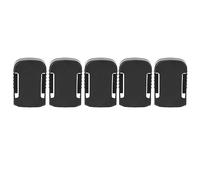Marhynchus Supporto per Dock per Batteria da 5 Pezzi, Materiale ABS, Staffa di Montaggio per Batterie Agli Ioni di Litio da 20 V, Compatibile con i Modelli della Serie WU per Uso Domestico e in