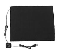 Marhynchus Tappetino Riscaldante DC 5 V USB Termostato a 3 Marce Elemento Riscaldante Pieghevole Lavabile in Fibra di Carbonio con Interruttore in Silicone per Collo Schiena Addome Lombare