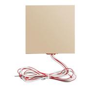 Marhynchus Tappetino Riscaldante in Silicone per Stampante 3D, Tappetino Riscaldante 24V 75W 100x100mm con Retro Adesivo Forte, conducibilità Termica Veloce e Uniforme, Compatibile con